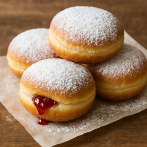 Bánh Donut Nhân Mứt